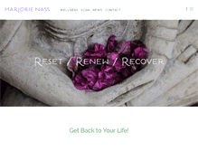 Tablet Screenshot of marjorienass.com